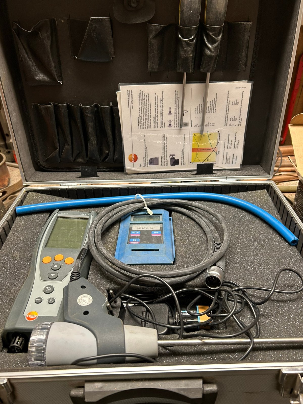Te koop testo 327-1 fleu gas analyser, Ophalen, Zo goed als nieuw, Overige typen
