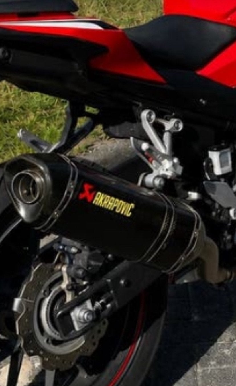 Akropovic uitlaat demper (o.a. Honda cb(r) 500 r / f / …), Ophalen of Verzenden, Gebruikt
