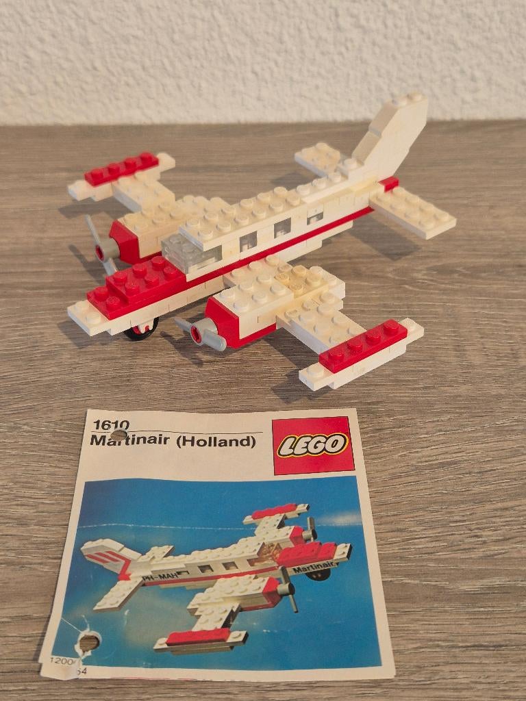 Lego: Martinair Cessna / vliegtuig (set 1610), Kinderen en Baby's, Speelgoed | Duplo en Lego, Gebruikt, Overige thema's, Lego