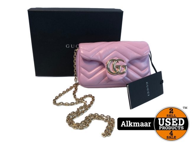 Gucci GG Marmont mini shoulder bag Roze | Ongedragen!, Gucci, Nieuw, Support@gucci.com, 30 Avenue Montaigne
75008 Paris
