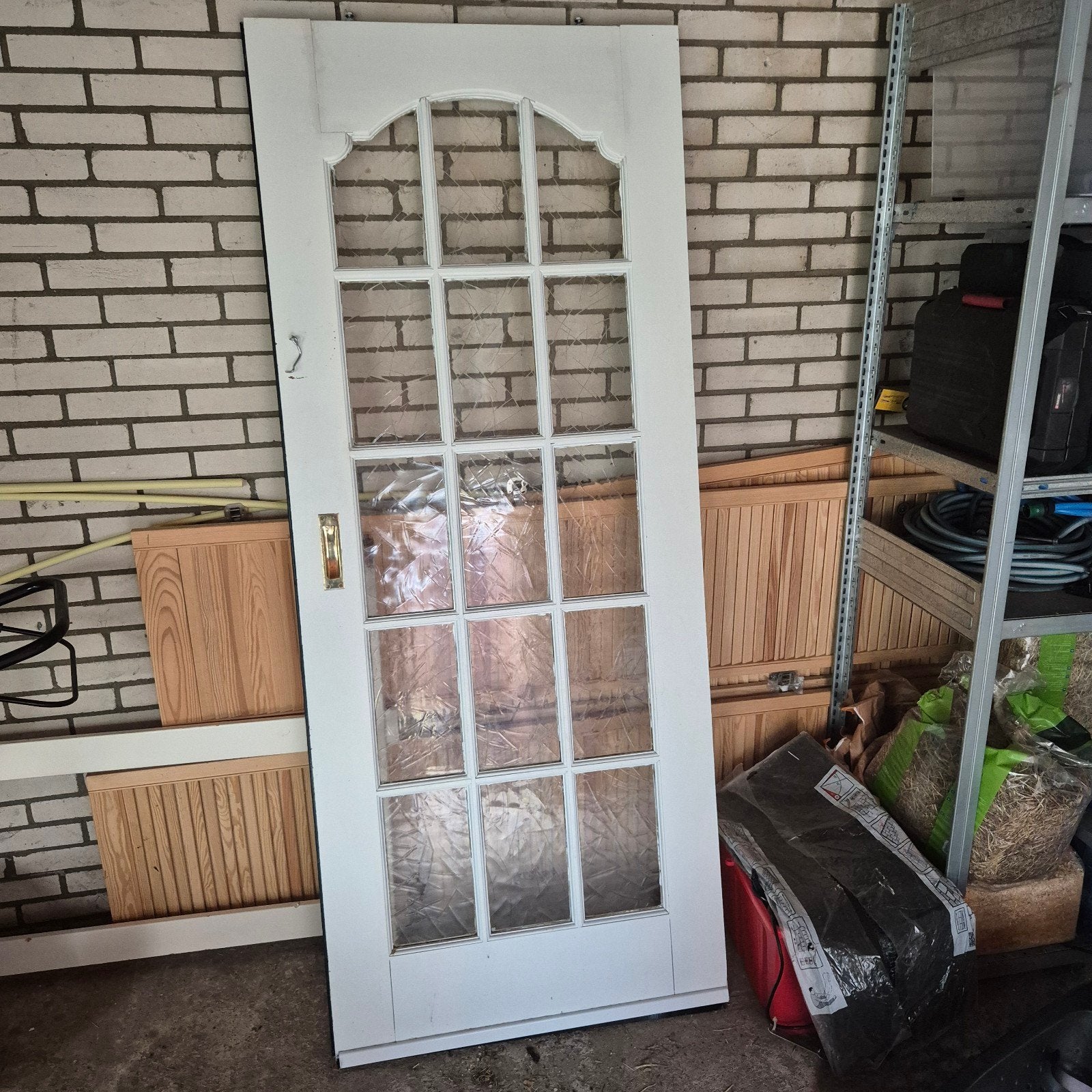 Ensuite deur 201x83, Ophalen, Gebruikt, 80 tot 100 cm, Binnendeur