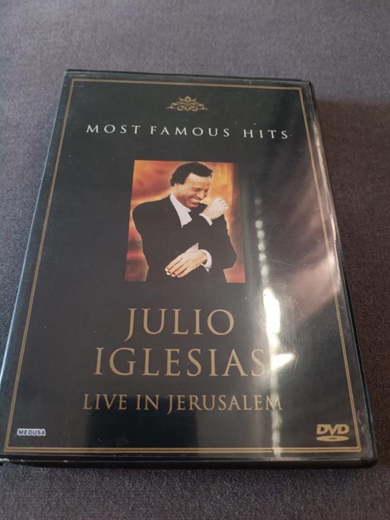 Julio Iglesias live in Jerusalem - dvd, Alle leeftijden, Ophalen of Verzenden, Zo goed als nieuw