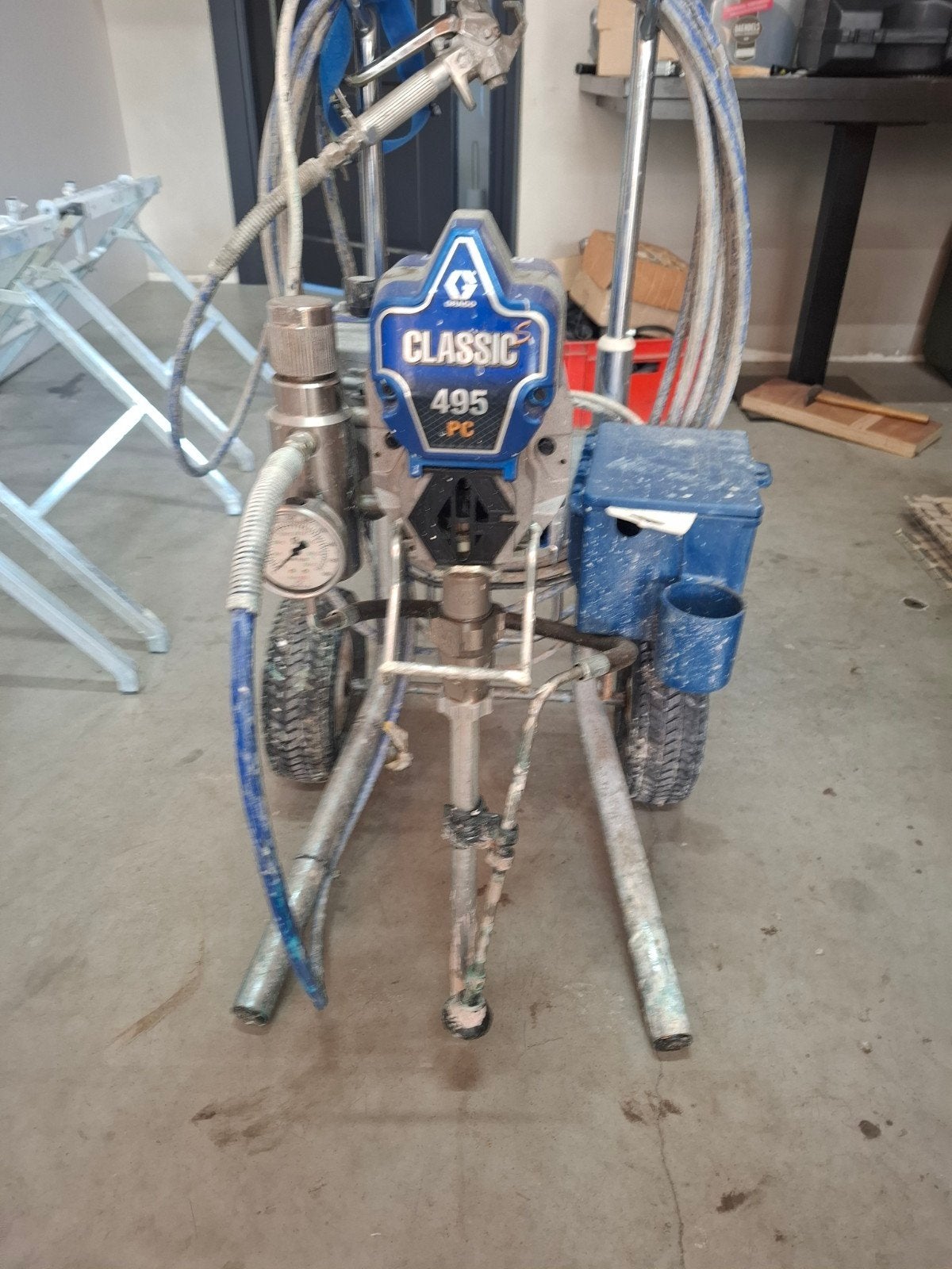 Graco Classic 495 PC Verfspuit - Ouder model, werkt prima, Ophalen