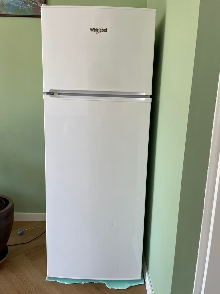 Whirlpool koelkast 1 jaar oud, Ophalen, 200 liter of meer, 160 cm of meer, Zo goed als nieuw