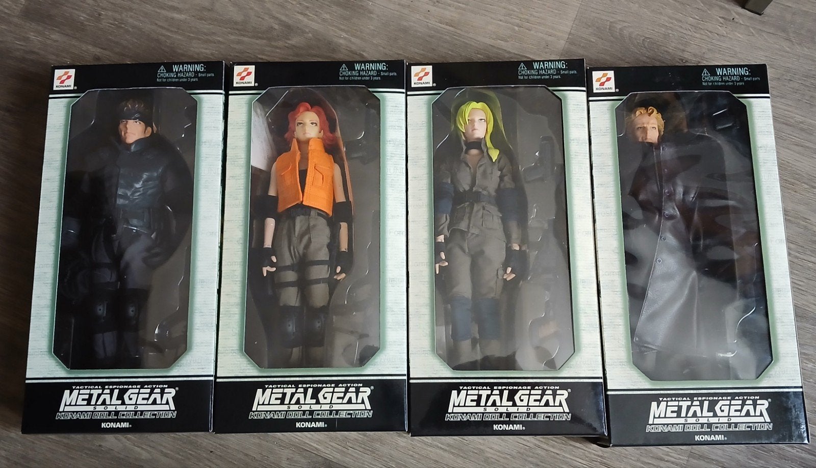 Metal Gear Solid Konami doll collection 12 inch, Ophalen of Verzenden, Nieuw
