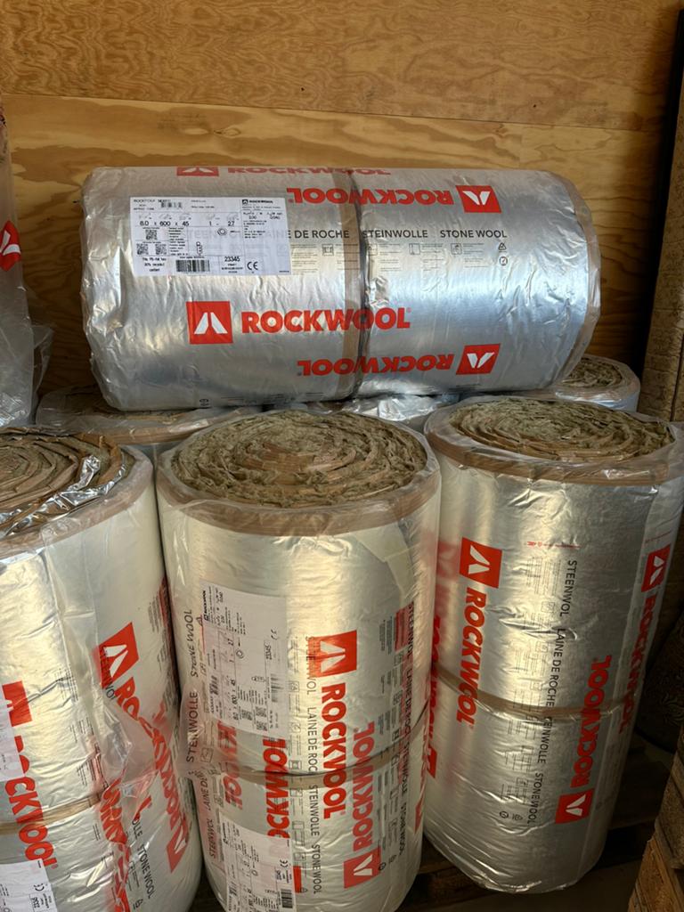 Rockwool Rockroof Sidefix Dakisolatie 600x45x8 cm, 4 tot 8 cm, Steenwol, Zo goed als nieuw, Ophalen