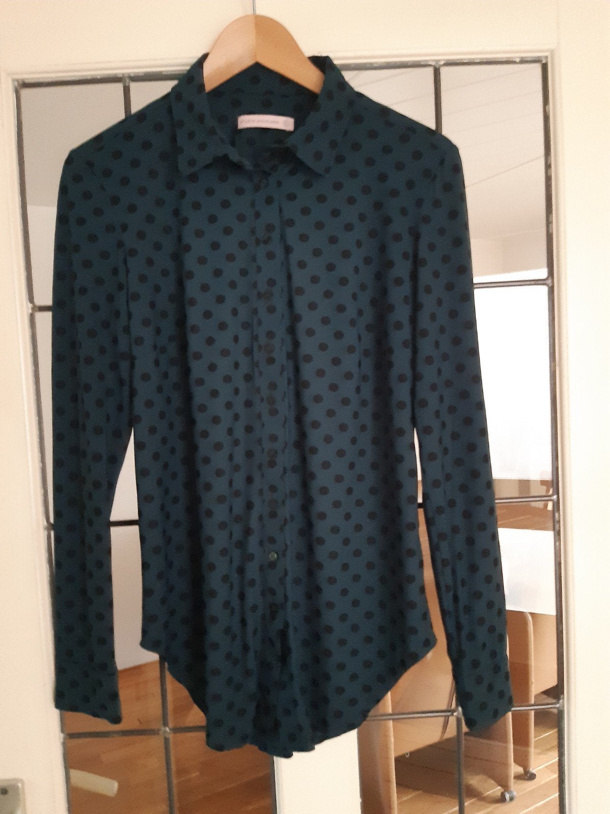 Mooie Studio Anneloes travel blouse,  petrol/zwart, mt S, Studio Anneloes, Zo goed als nieuw, Maat 36 (S), Verzenden