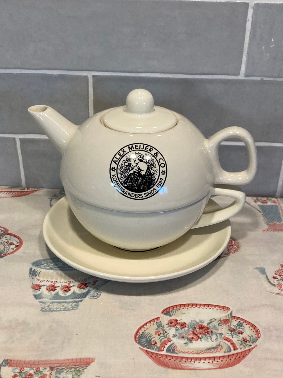 Tea for one set, Alex Meijer (100326b), Huis en Inrichting, Overige typen, Ophalen of Verzenden, Zo goed als nieuw, Overige stijlen