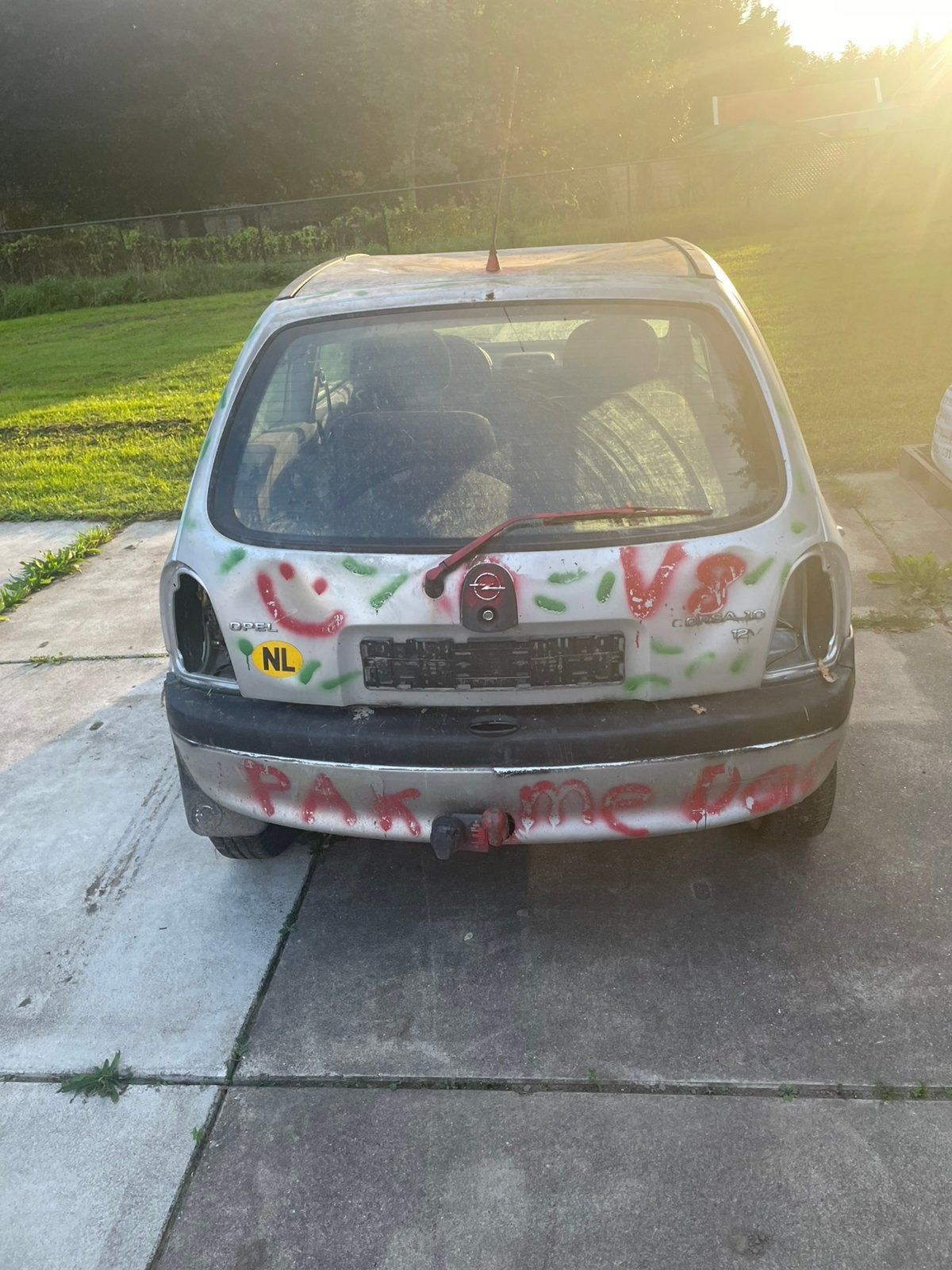 Opel corsa, Ophalen, Opel