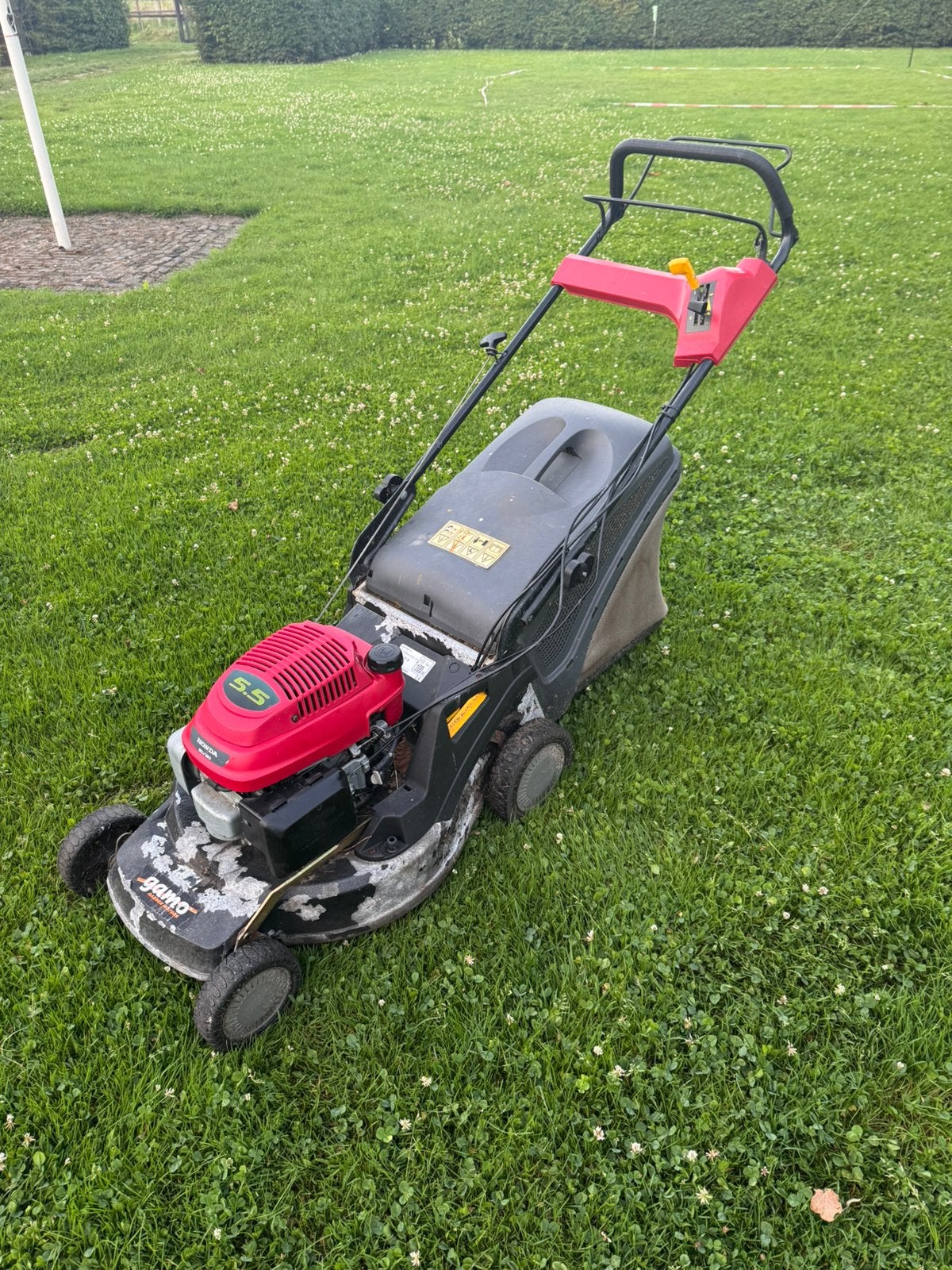 Honda 5.5 GCV160 zelf trekende benzine gras maaier, Ophalen, Zo goed als nieuw