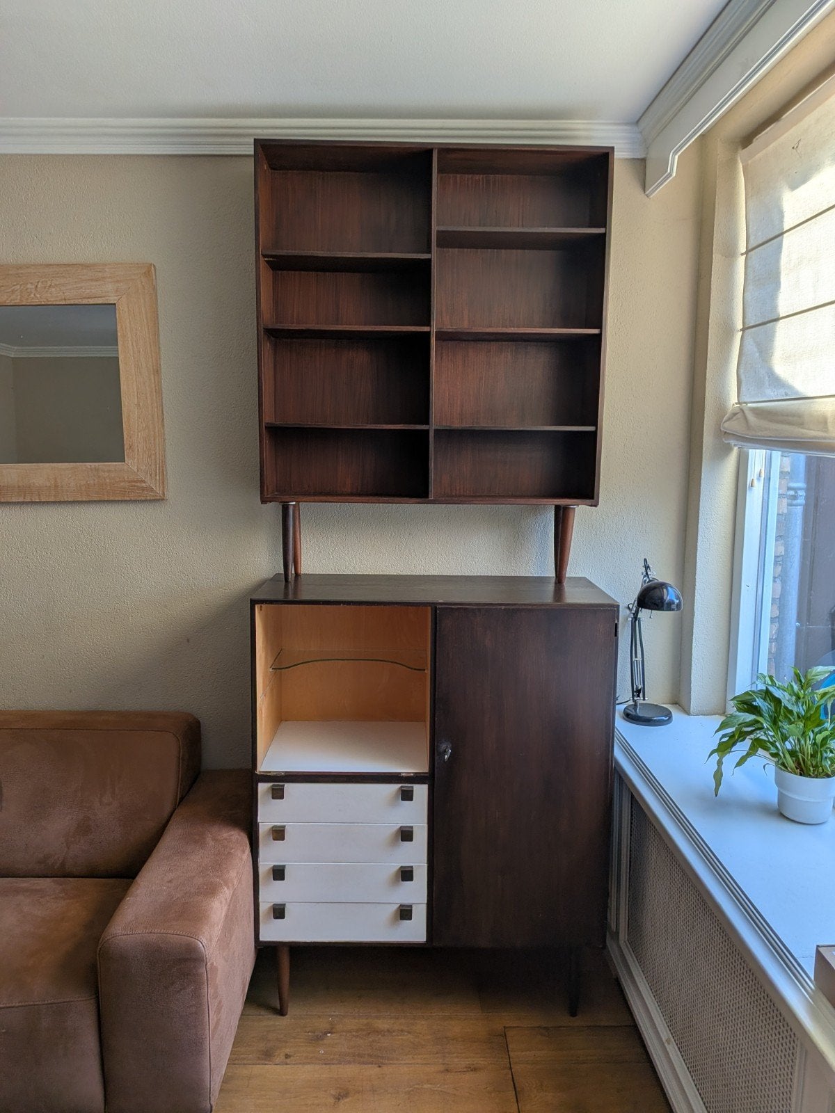 Vintage jaren 60 kast – Furnold meubelen – Mid Century, Ophalen, Gebruikt, 25 tot 50 cm, Minder dan 150 cm