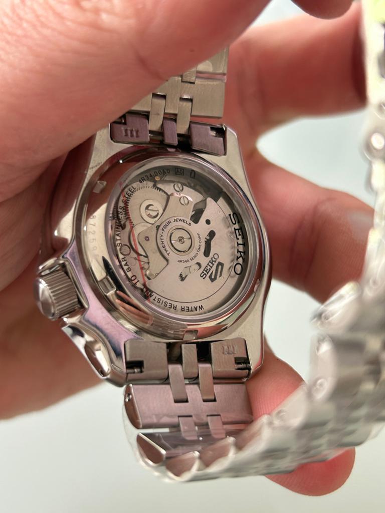 Seiko 5 Sports GMT SSK003K1 Automatisch Horloge, Sieraden, Tassen en Uiterlijk, Horloges | Heren, Seiko, Staal, Polshorloge, Ophalen of Verzenden