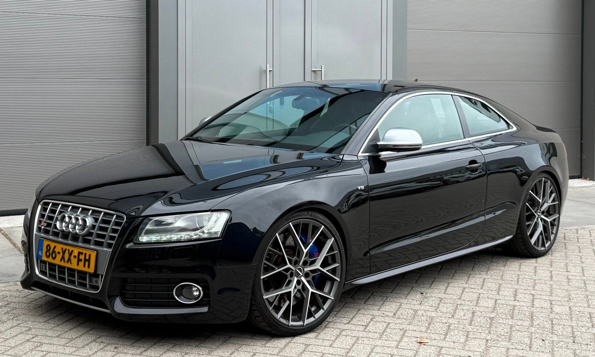Audi S5 Coupé 4.2 FSI S5 quattro S Line 2007 Zwart NAP, Auto's, Audi, Gebruikt, 4 stoelen, Zwart, Leder