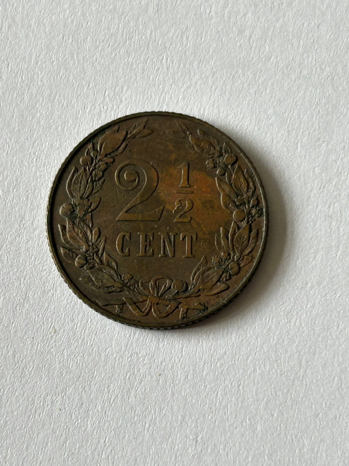 2,5 cent 1905, Ophalen of Verzenden, Losse munt