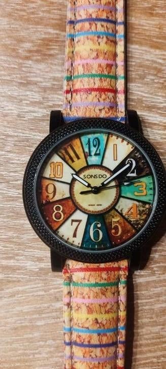 Superleuk Vintage look  Horloge echte Eyecatcher, Ophalen of Verzenden, Staal, Overige merken, 1960 of later