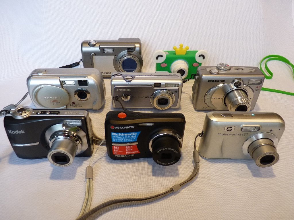 8x Digitale camera’s Kodak, Agfa, HP, Olympus, Canon, Nytech, Ophalen of Verzenden, Zo goed als nieuw, Compactcamera, Overige Merken
