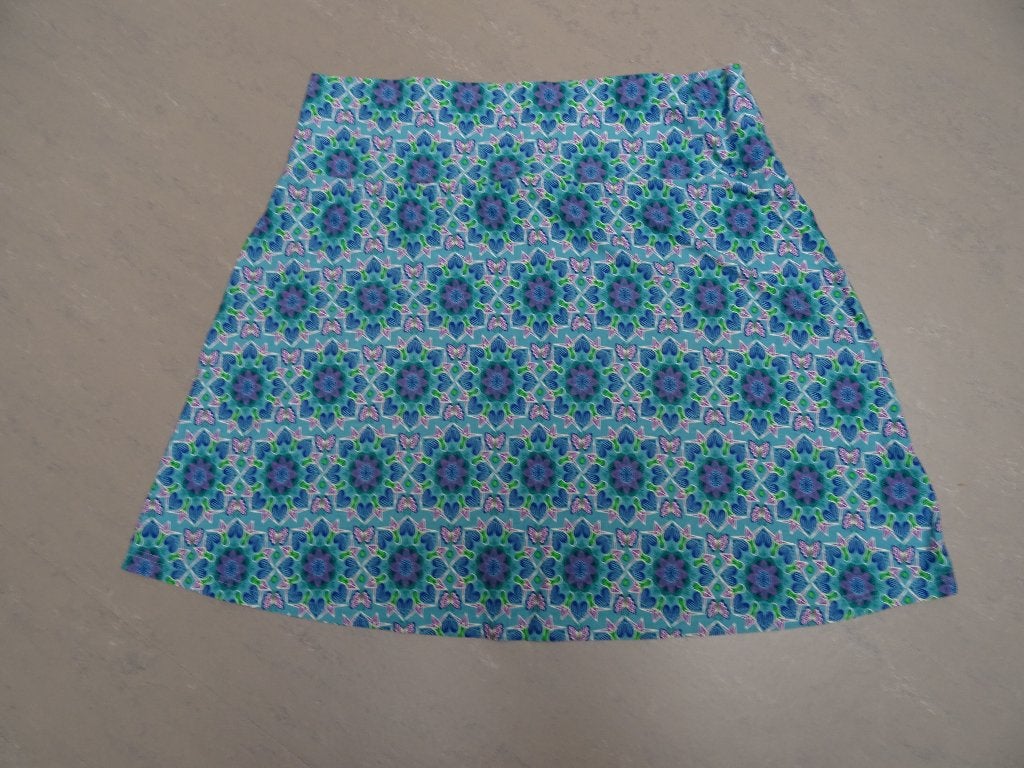 BAKERY LADIES maat XXL, rok van elastisch materiaal., Blauw, Rok, Ophalen of Verzenden, Zo goed als nieuw