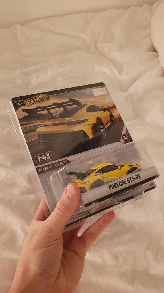 Hot Wheels Porsche GT3-RS 1:43 Schaalmodel, Ophalen of Verzenden, Nieuw, Auto, Overige merken