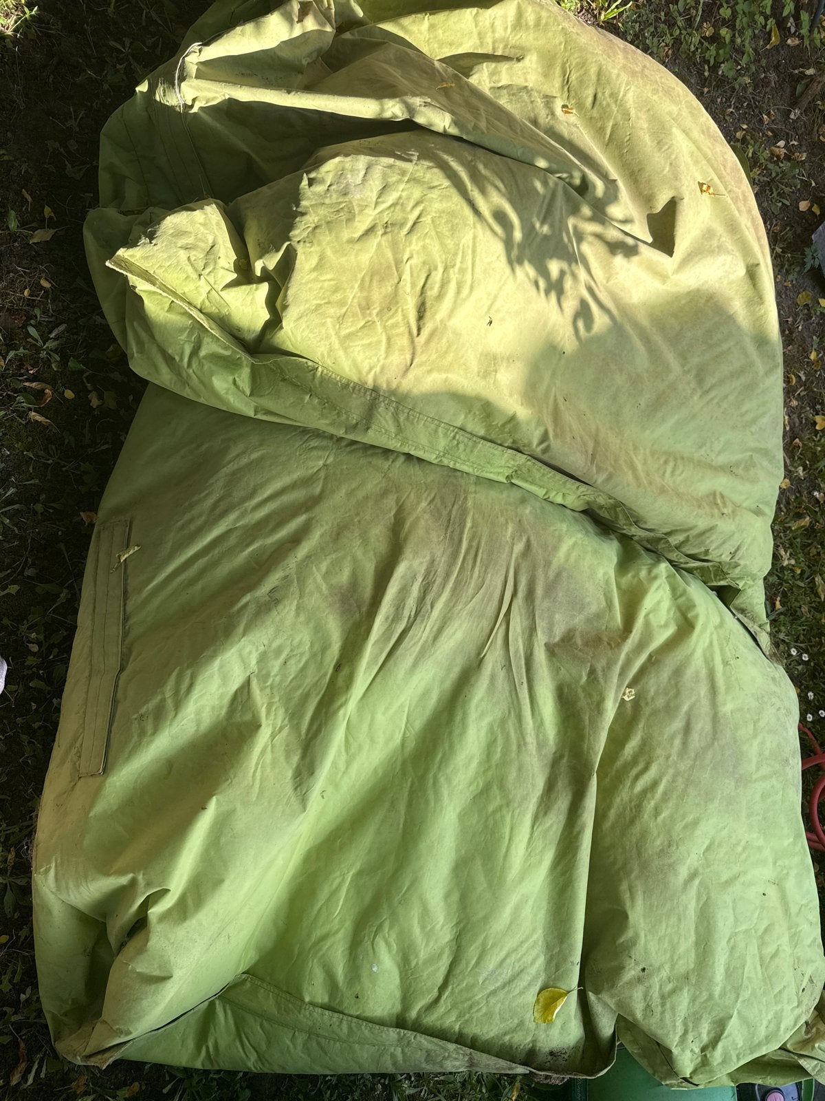 2 groene xxl zitzakken, beanbag zitzak, Ophalen, Gebruikt