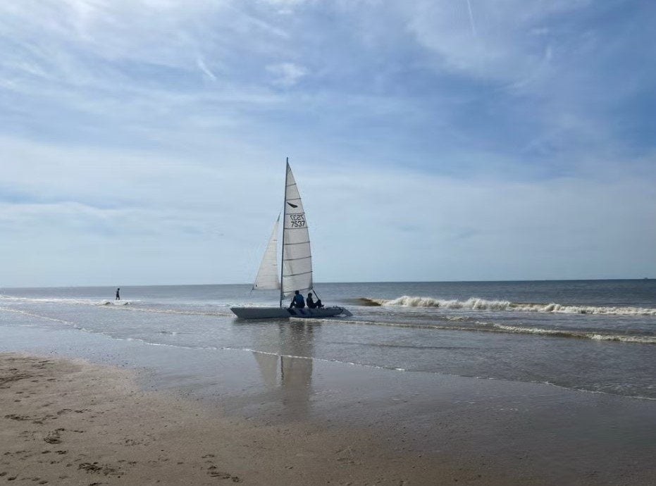 Dart 18 catamaran met trailer, Watersport en Boten, Catamarans, Gebruikt, Dart, Overige modellen, Geen motor, Ophalen