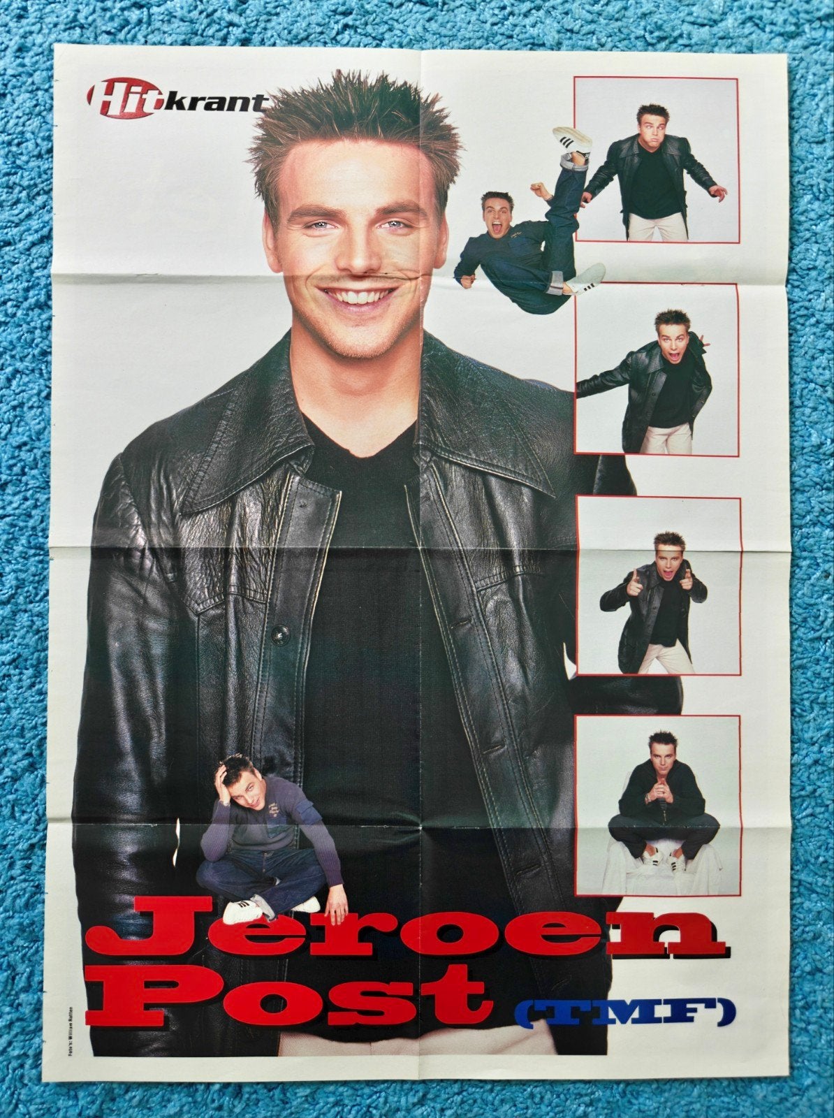 Jeroen Post (TMF) poster hitkrant vintage, Verzamelen, Rechthoekig Staand, Nieuw, Ophalen of Verzenden, A1 t/m A3