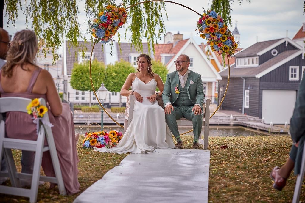 Backdrop achtergrond bruiloft zomers, Ophalen, Nieuw, Versiering, Geboorte of Huwelijk