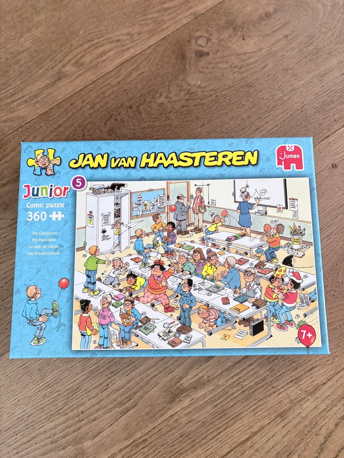 Jan van Haasteren Junior Comic Puzzel - Het Klaslokaal, Ophalen, Zo goed als nieuw