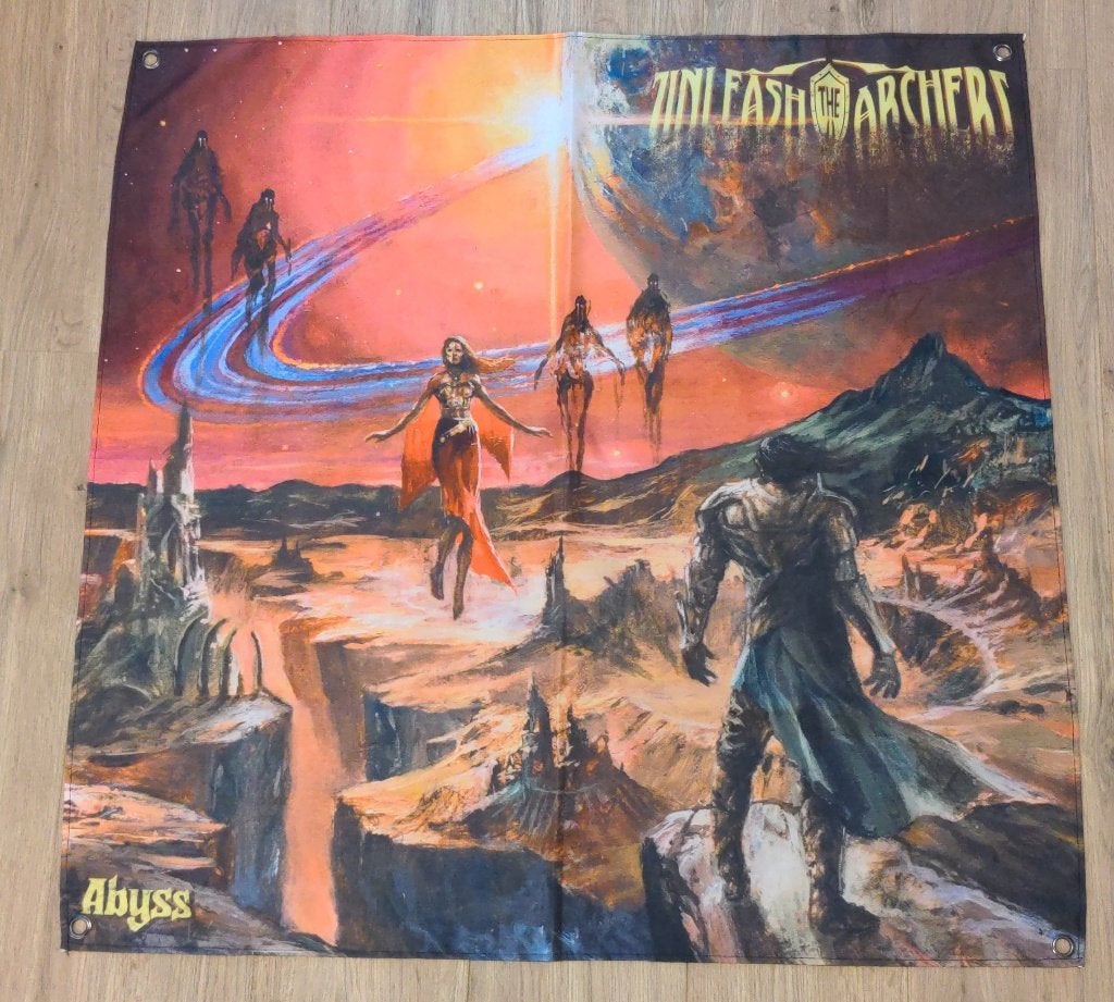 Unleash the Archers Abyss tour flag 2021, Verzenden, Zo goed als nieuw