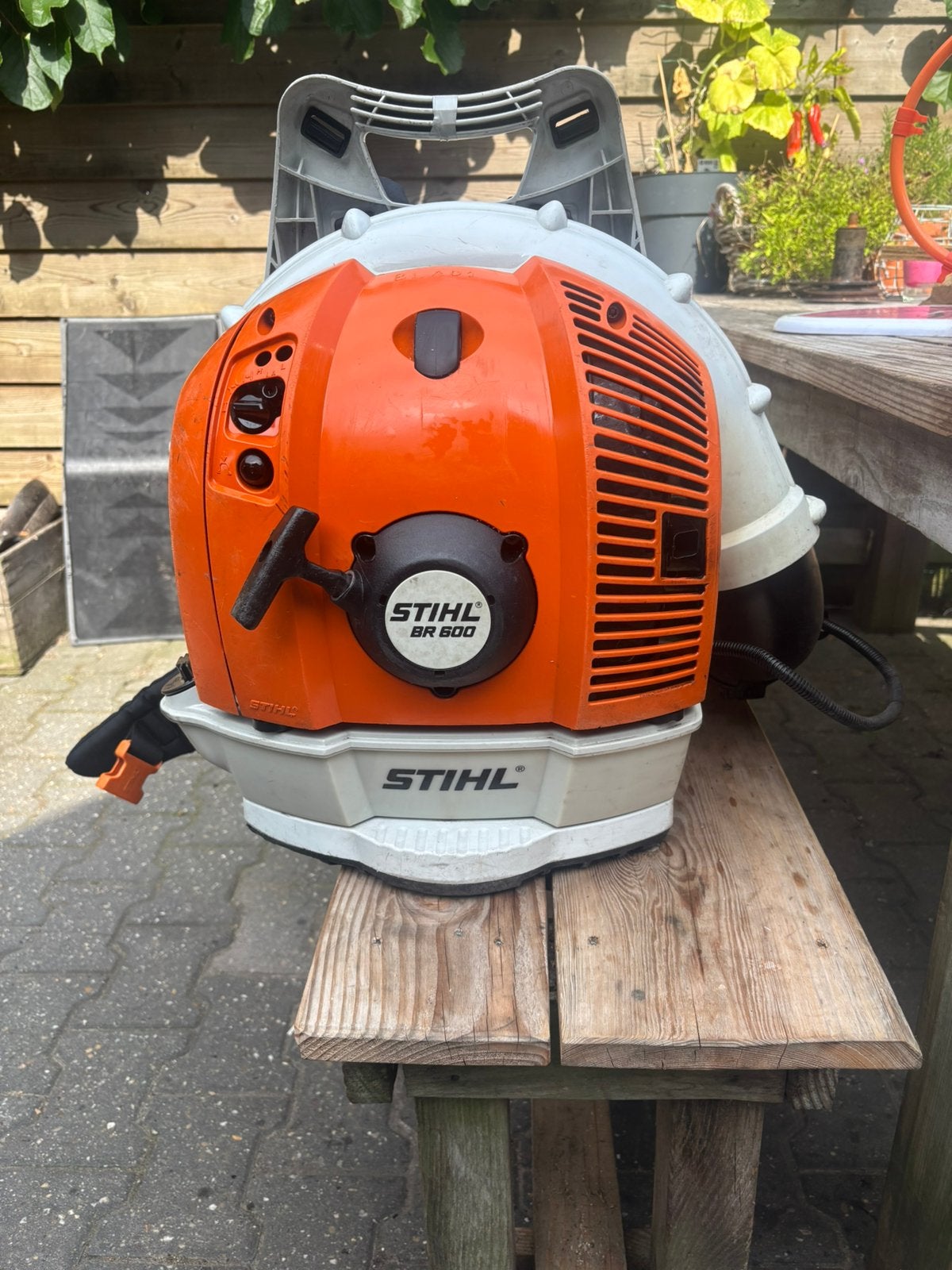 Stihl br600 4 mix bladblazer 2021/9, Ophalen, Zo goed als nieuw