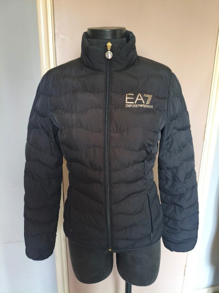 EA7 Emporio Armani dames gewatteerde pufferjas, Armani, Zwart, Ophalen of Verzenden, Maat 34 (XS) of kleiner