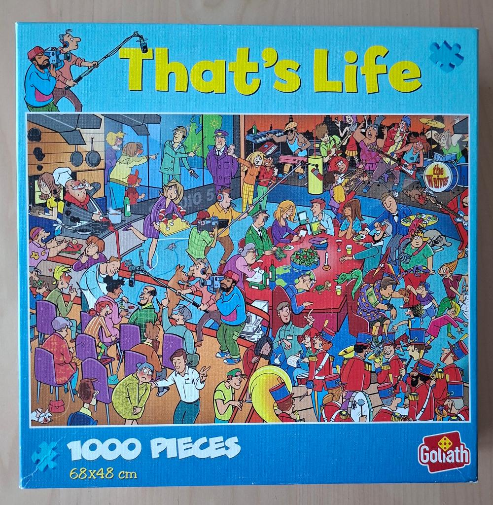 That's Life legpuzzel nr 922912 TV-studio, Ophalen, 500 t/m 1500 stukjes, Gebruikt, Legpuzzel
