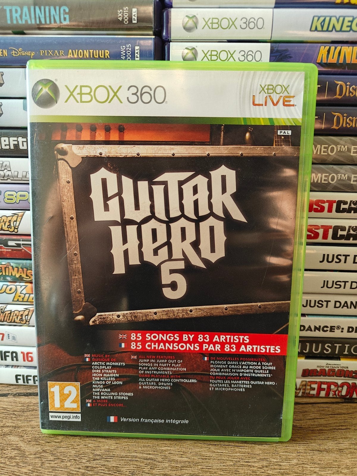 guitar hero 5 Xbox 360, Spelcomputers en Games, Avontuur en Actie, J, 1 speler, Ophalen of Verzenden