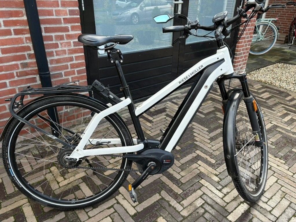 Riese Muller New Charger, Fietsen en Brommers, Gebruikt, 47 tot 51 cm, 30 tot 50 km per accu, Ophalen