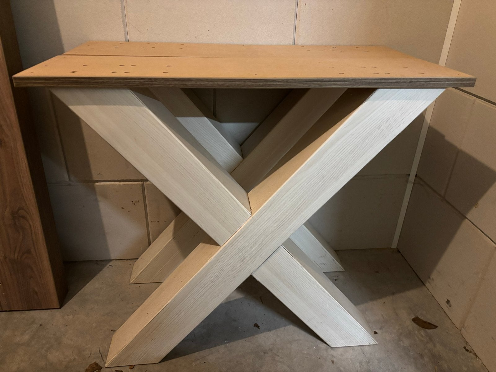 Gratis af te halen: Tafelblad met los fineer (opknapper), Huis en Inrichting, Ophalen, Gebruikt, 50 tot 100 cm, 150 tot 200 cm