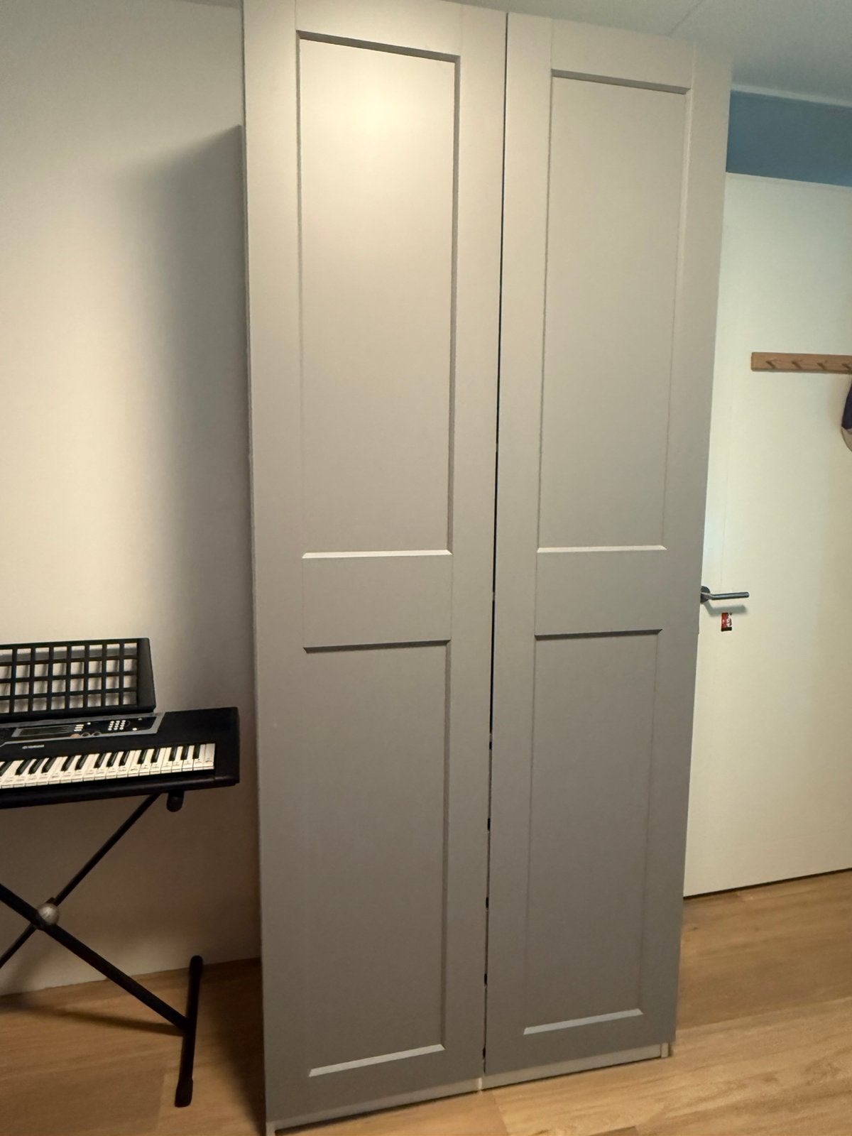 6x IKEA PAX GRIMO deuren grijs 50x229 incl. scharnieren, Ophalen, 200 cm of meer, 50 tot 100 cm, Zo goed als nieuw