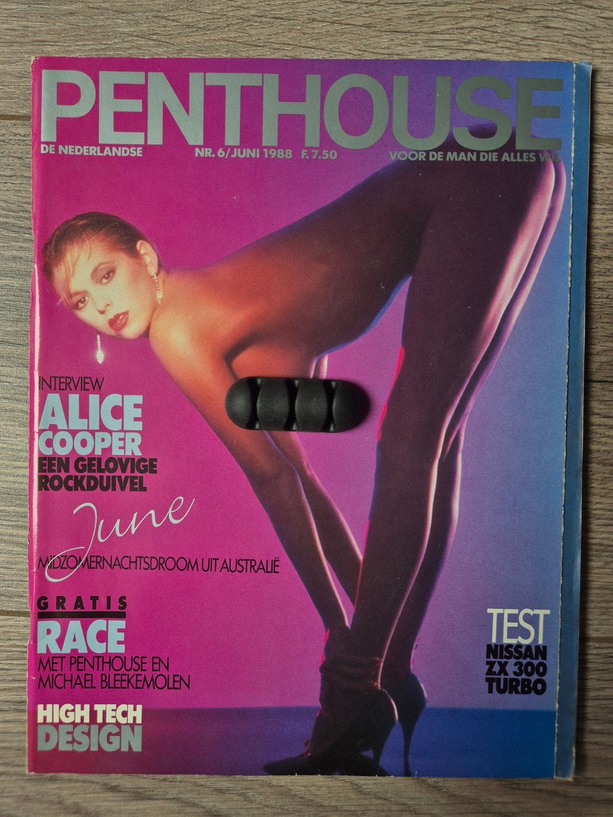 Penthouse Magazine - Juni 1988 - Alice Cooper Interview, Ophalen of Verzenden, 1980 tot heden, Nederland, Tijdschrift