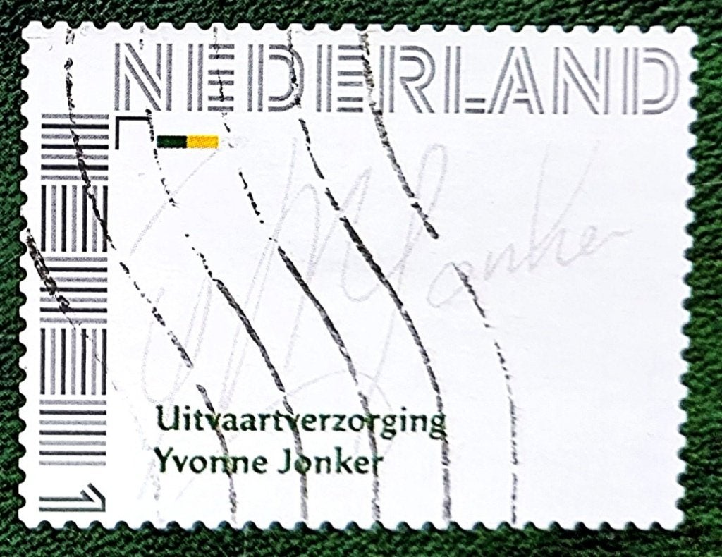 Persoonlijke postzegel uitvaart 15, Verzenden, Na 1940, Gestempeld