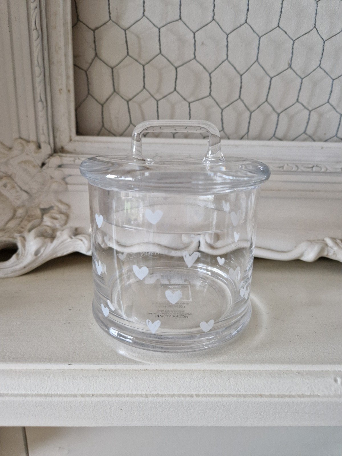 Riviera Maison snoeppotje., Ophalen of Verzenden, Zo goed als nieuw, Glas, Landelijk