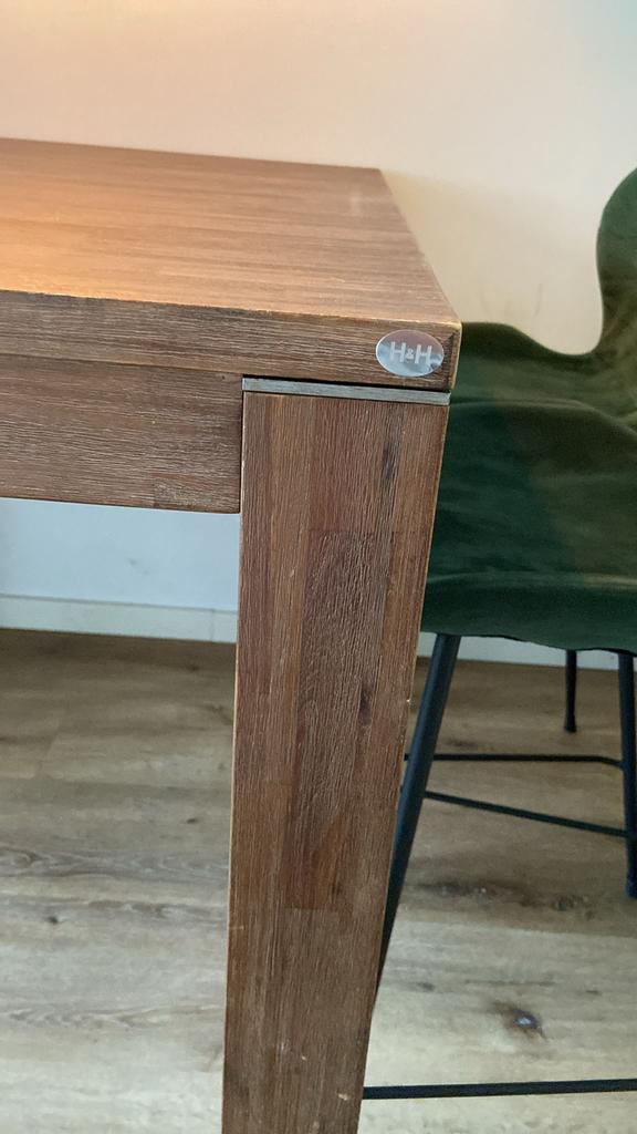 Henders en Hazel bartafel met 4 barstoelen, Ophalen, Zo goed als nieuw, 90 cm of meer, 4 krukken