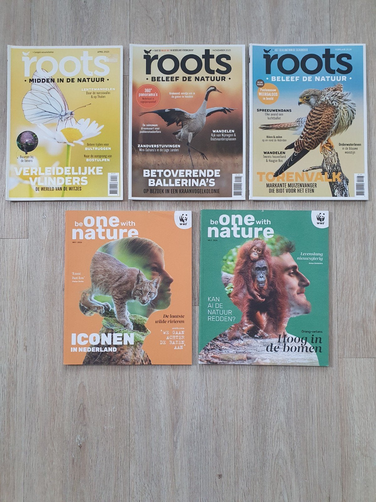 Tijdschrift Roots en be one with nature, zie omschrijving.., Ophalen of Verzenden, Zo goed als nieuw, Wetenschap en Natuur