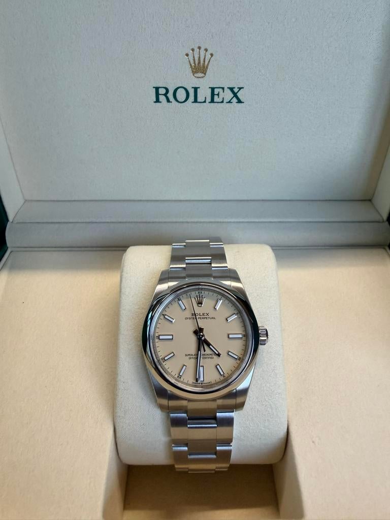 Rolex Oyster Perpetual 31mm “Butterscotch” 277200 Nieuw, Sieraden, Tassen en Uiterlijk, Horloges | Dames, Ophalen, Staal, Polshorloge