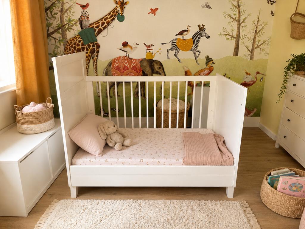 Meegroei ledikant voor baby/peuter - stevig en comfortabel, Ophalen, Gebruikt, Ledikant
