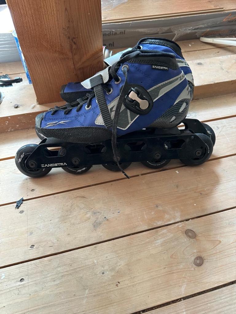 Zandstra skates 5 wielen - weinig gebruikt, Ophalen of Verzenden, Inline skates 5 wielen, Overige merken