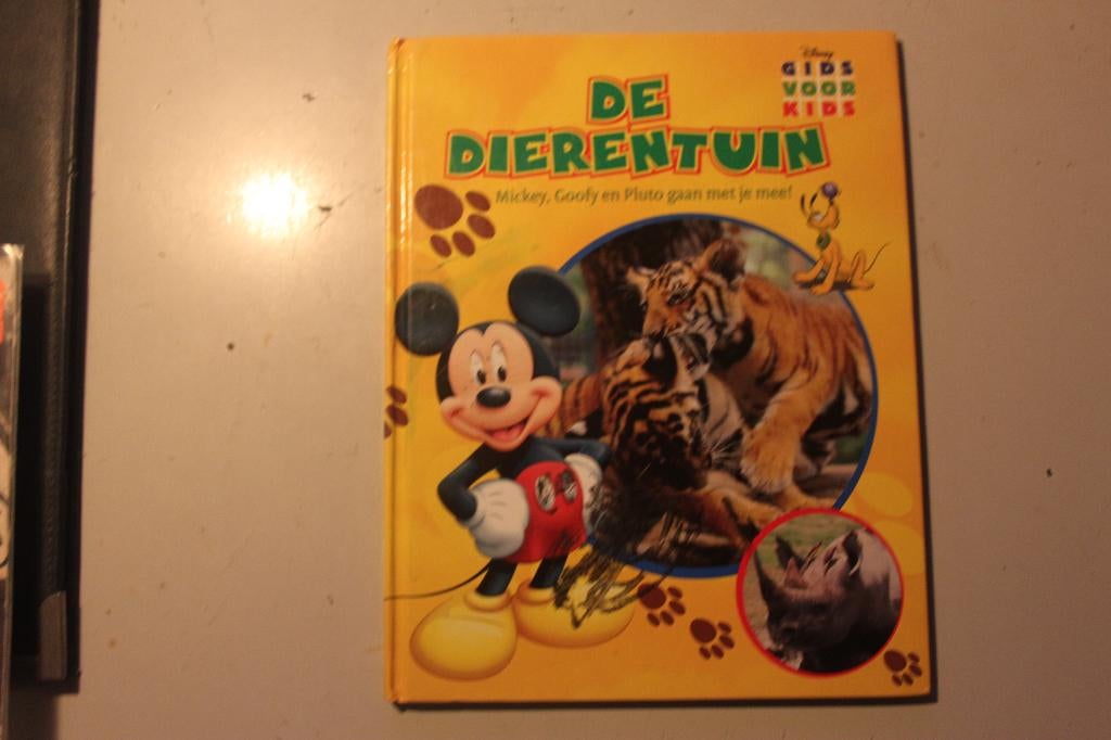 502p - boek - disney - gids voor kids - de dierentuin, Ophalen of Verzenden, Gelezen, Fictie algemeen