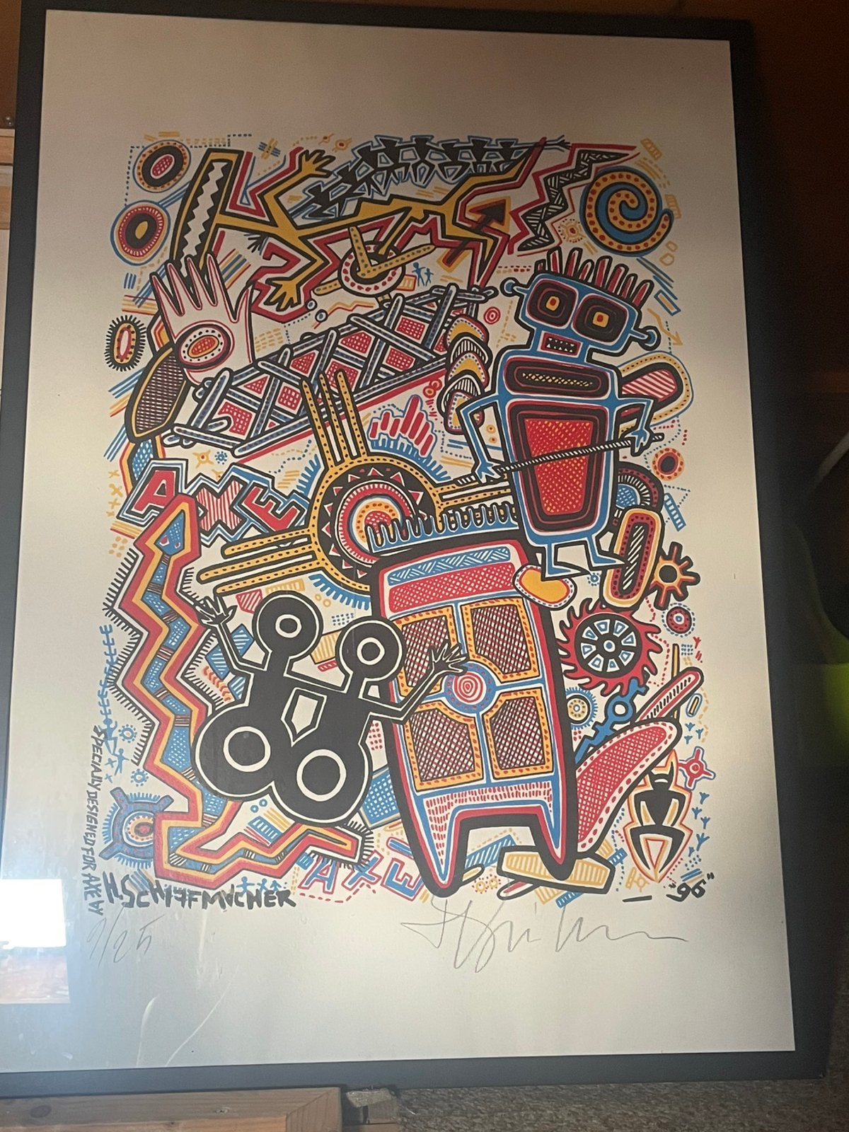 Axe schiffmacher, Antiek en Kunst, Kunst | Litho's en Zeefdrukken, Ophalen
