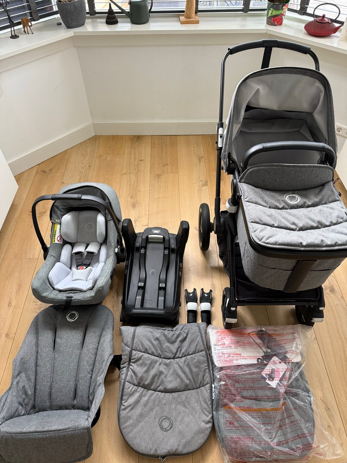 Bugaboo Fox 2 combiwagen met Maxi-Cosi en accessoires, Kinderen en Baby's, Kinderwagens en Combinaties, Ophalen, Bugaboo, Zo goed als nieuw