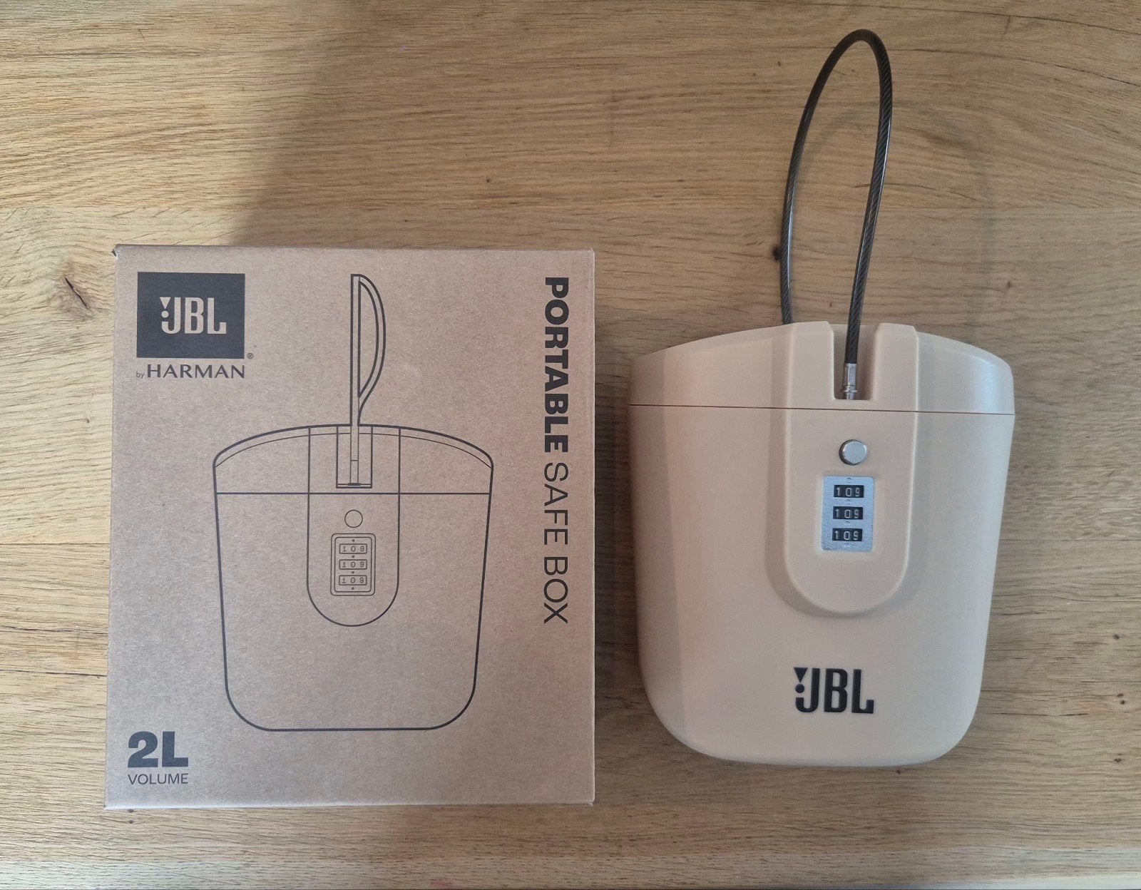 JBL Portable Safe Box - Draagbare Kluis met Cijferslot, Verzenden, Zo goed als nieuw, Brandkast