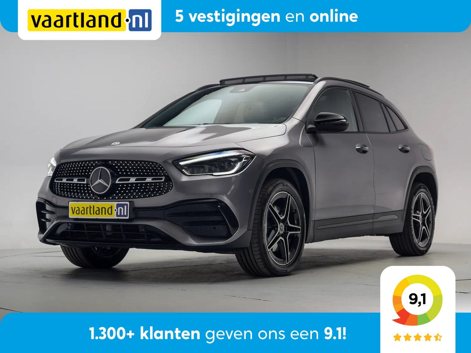 Mercedes-Benz GLA 250e AMG Line Aut. [ Panoramadak Sfeerverl, Auto's, Mercedes-Benz, Automaat, 218 pk, Bedrijf, Hybride Elektrisch/Benzine