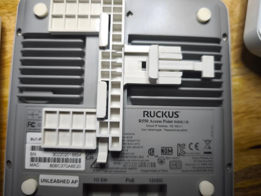 Ruckus R550 Unleashed 7stuks 300,- pst, Ophalen, Zo goed als nieuw, Ruckus