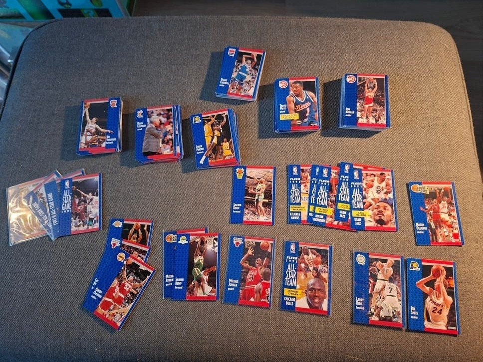 Vintage NBA Basketball Kaarten, Ophalen of Verzenden, Gebruikt, Overige sporten, Spelerskaart